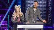 Mike "The Miz" & Alexa Bliss vs Diallo Riddle & Bashir Salahuddin still