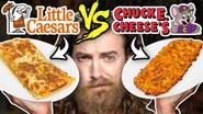 Little Caesars vs. Chuck E. Cheese Taste Test | Food Feuds still