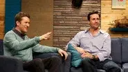 Jon Hamm Wears a Light Blue Shirt & Silver Watch still