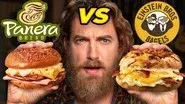 Panera vs. Einstein Bros. Bagels Taste Test | FOOD FEUDS still