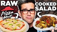 Raw Cooked Food vs. Cooked Raw Food Taste Test still