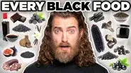 We Tried EVERY Black Food still