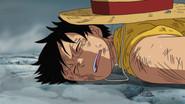 Luffy at the End of His Tether! An All-out Battle at the Oris Plaza! still