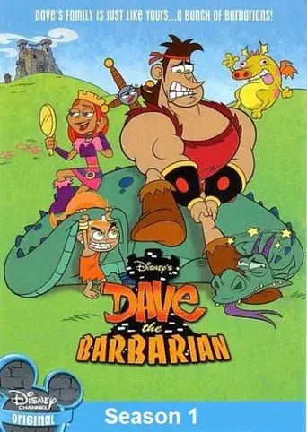 Dave the Barbarian season 1 poster