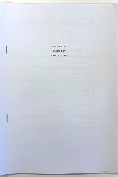 on a madness. poster