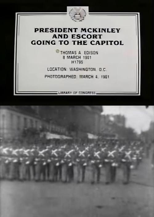 President McKinley and Escort Going to the Capitol poster