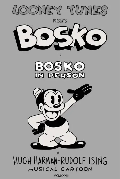 Bosko in Person poster