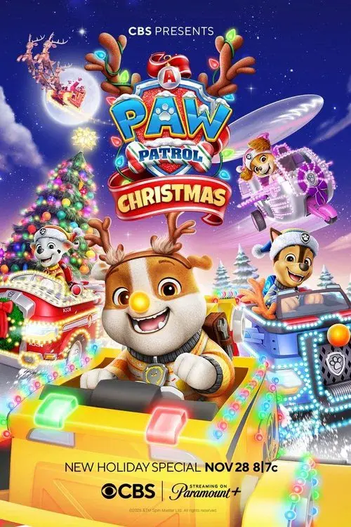 A Paw Patrol Christmas poster