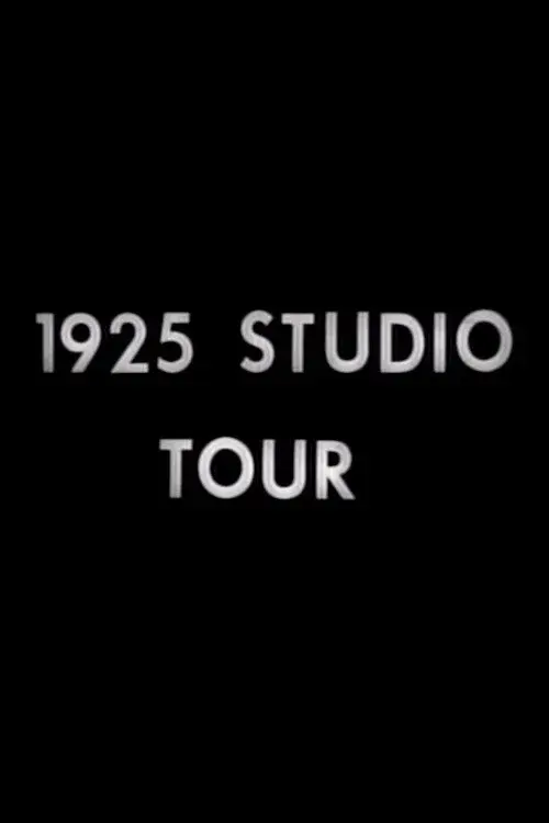 1925 Studio Tour poster